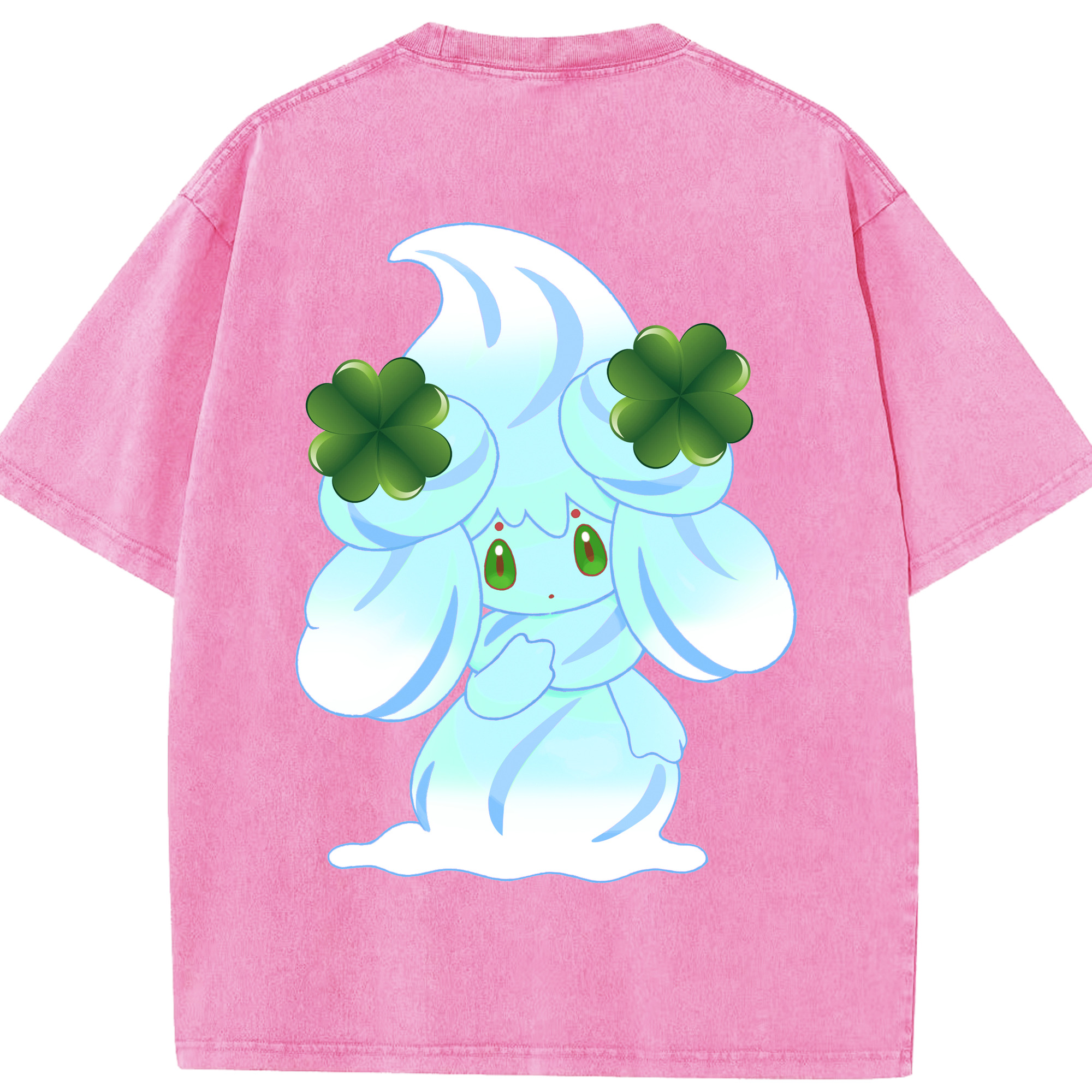 （画像用） ポケットモンスター Pokémon 綿100% ヴィンテージ風 半袖Tシャツ（背面プリント）